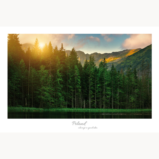 Sunrise at Smreczynski Pond