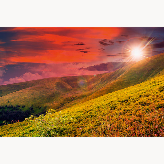 Steep Mountain Slope