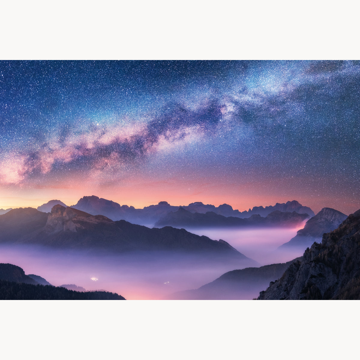 Milky Way over the Dolomites