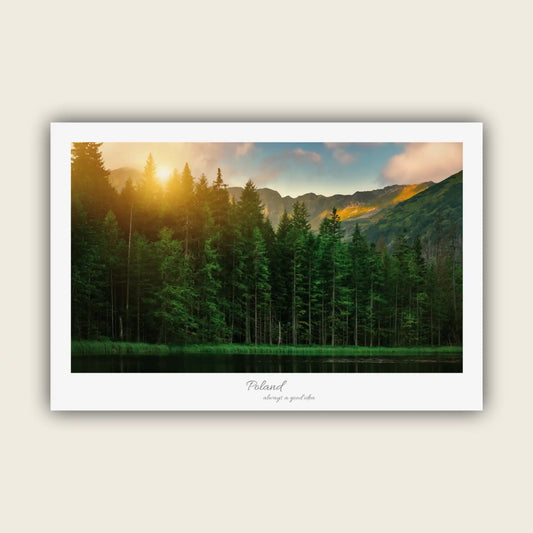 Sunrise at Smreczynski Pond