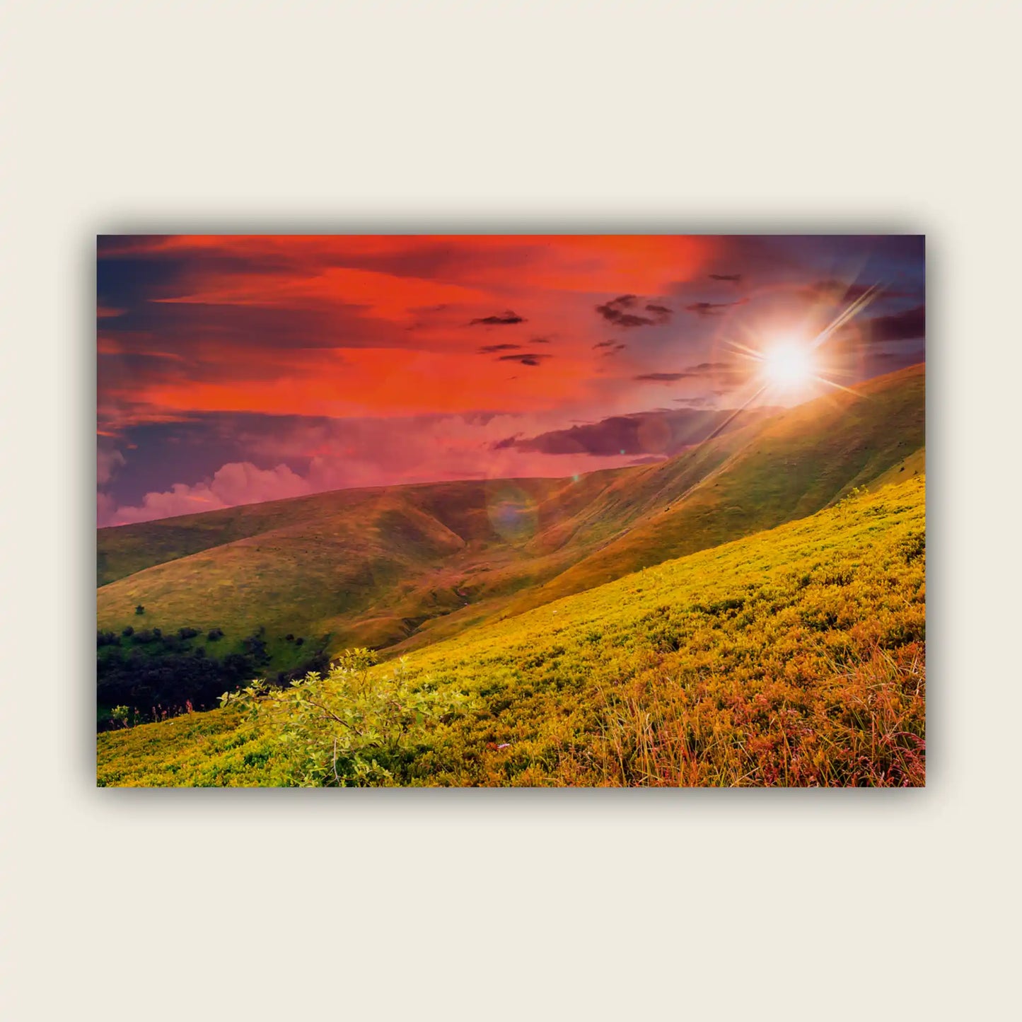 Steep Mountain Slope