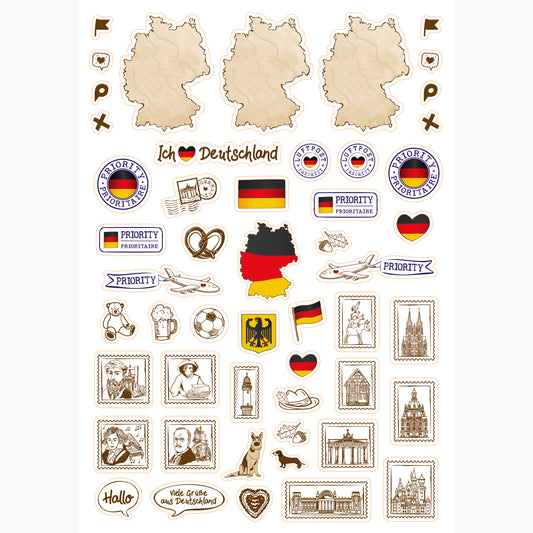 Germany Sticker Sheet