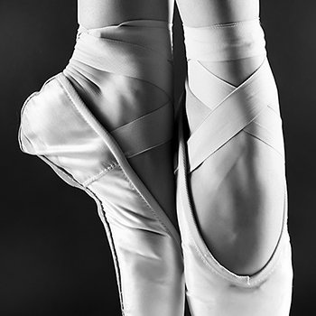 Ballerina's pointes